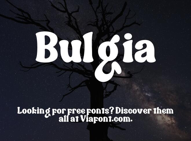 Bulgia Font