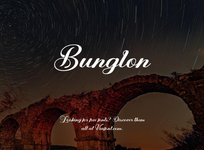 Bunglon Font