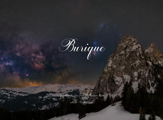 Burique Font