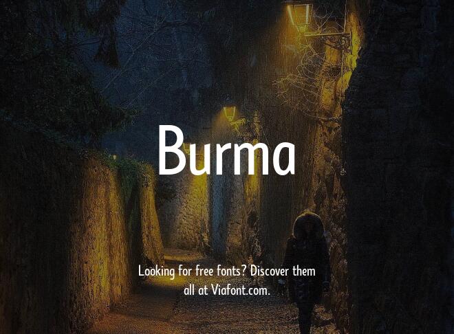 Burma Font