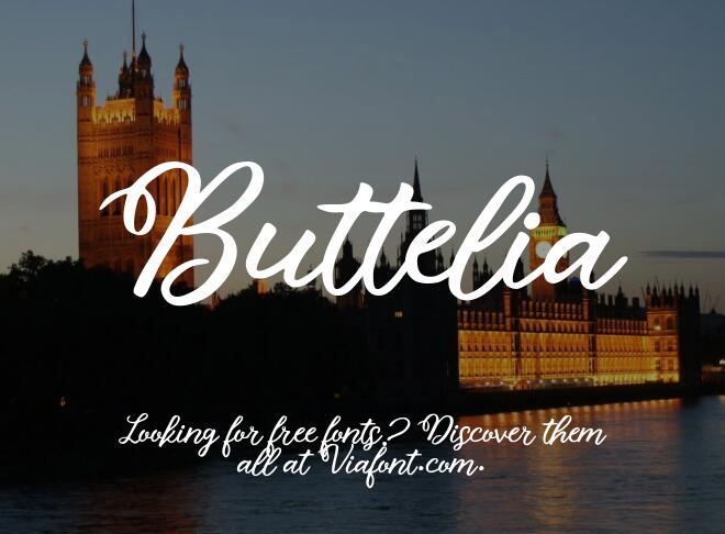 Buttelia Font