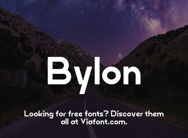 Bylon Font