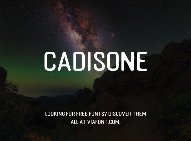 Cadisone Font