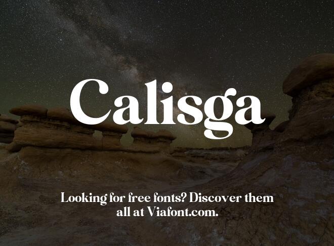 Calisga Font