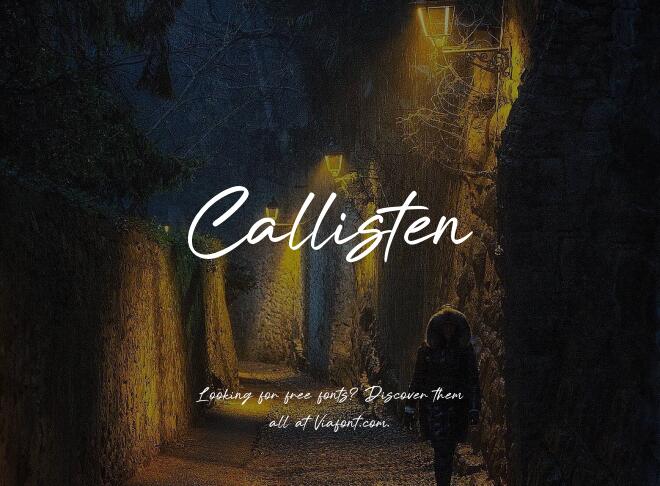 Callisten Font