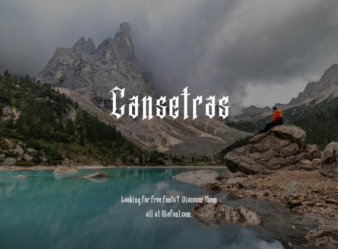 Cansetras Font