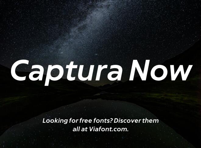 Captura Now Font