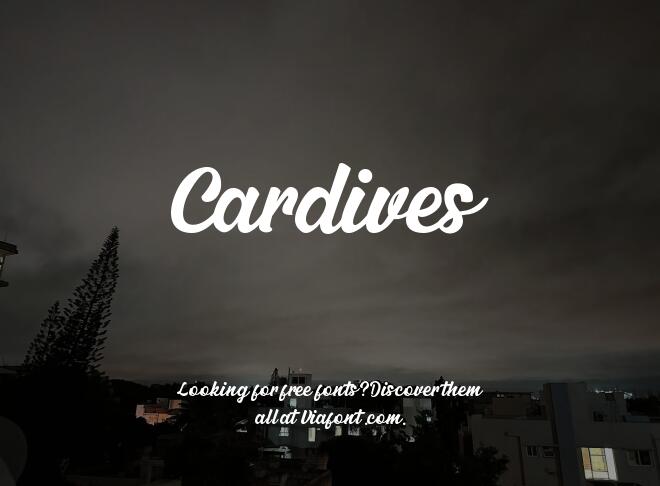 Cardives Font