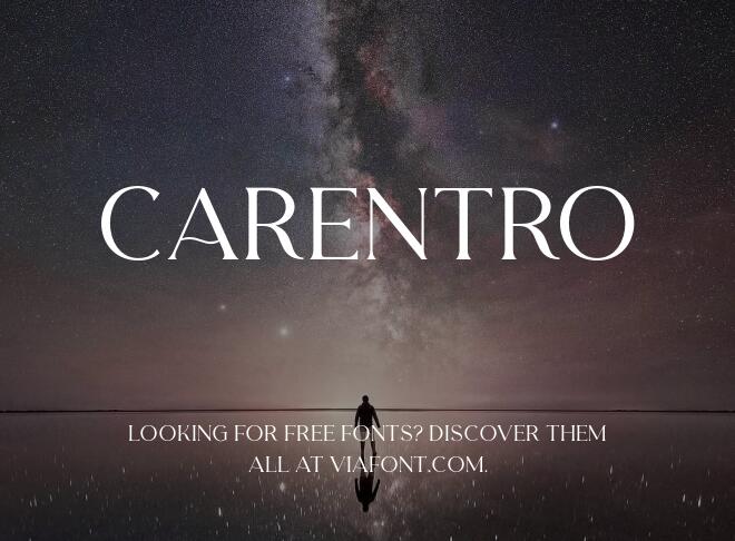 Carentro Font
