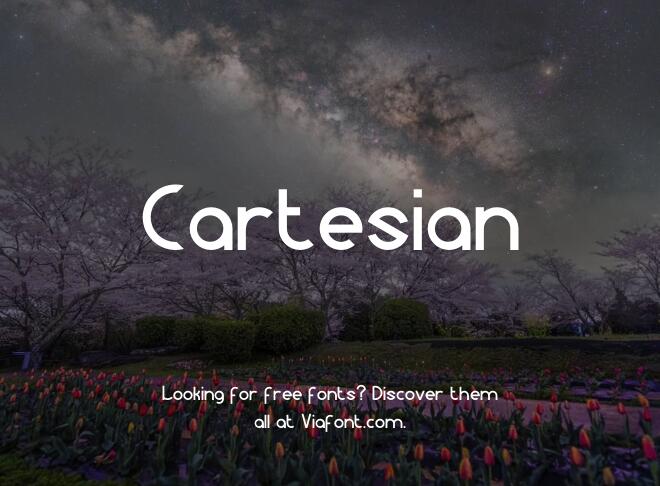 Cartesian Font