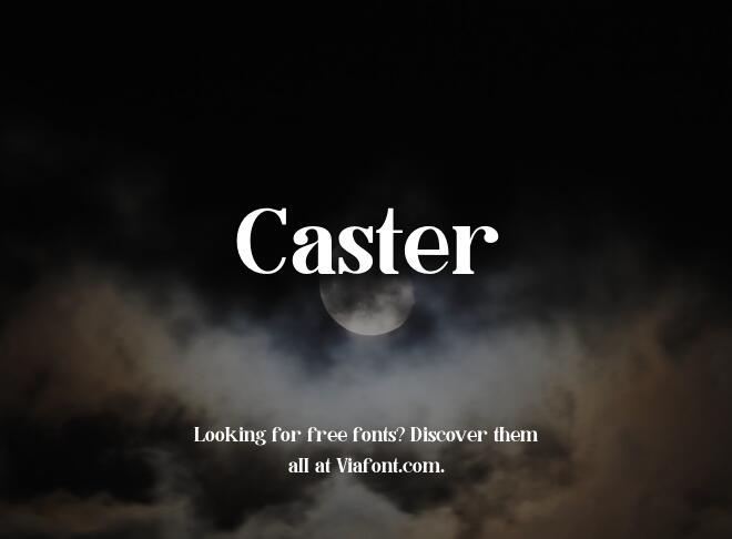 Caster Font