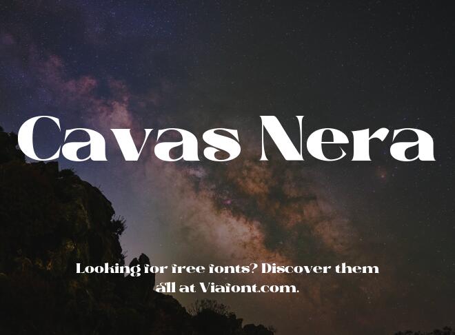 Cavas Nera Font