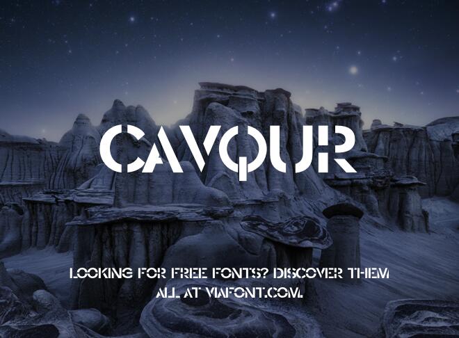 Cavqur Font