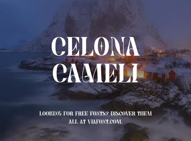 Celona Cameli Font