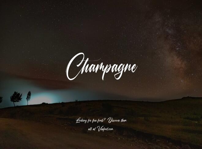 Champagne Font