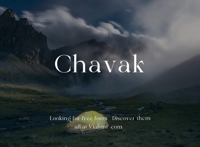 Chavak Font