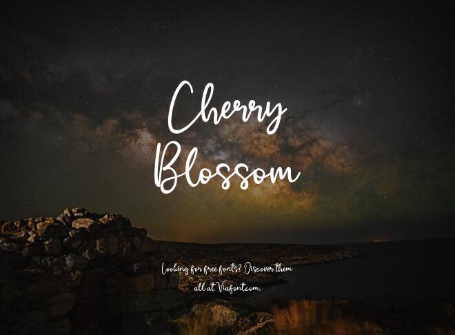 Cherry Blossom Font