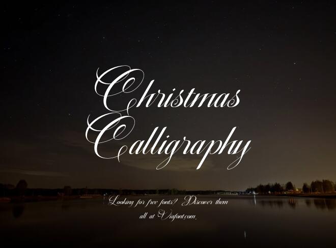 Christmas Calligraphy Font