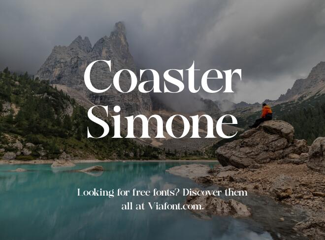 Coaster Simone Font