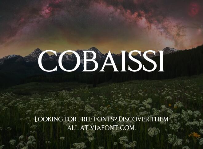 Cobaissi Font