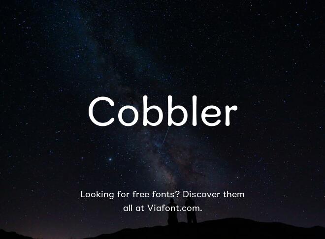Cobbler Font Family