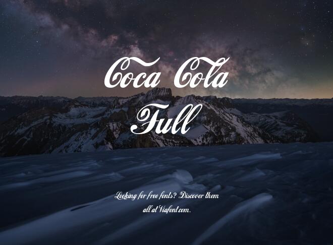 Coca Cola Full Font