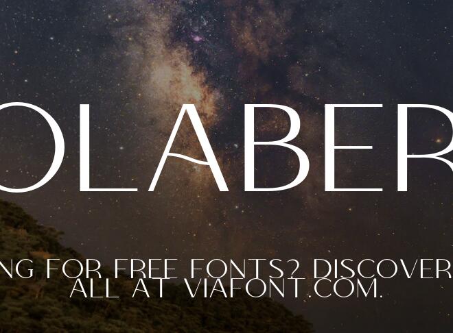 Colabero Font