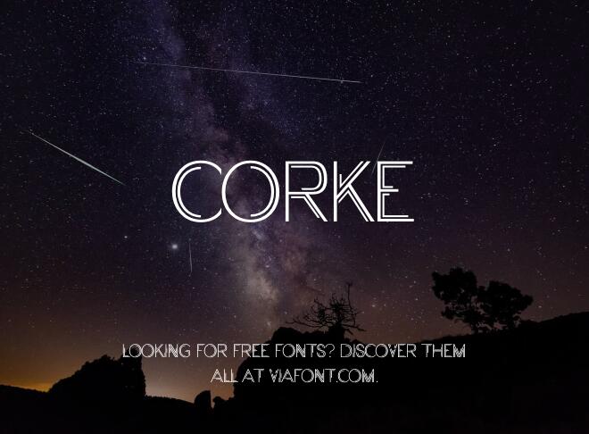 Corke Font