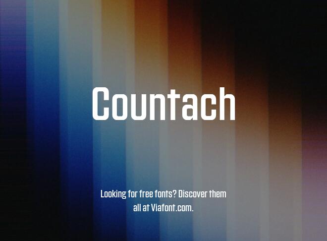 Countach Font