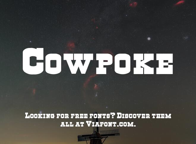 Cowpoke Font