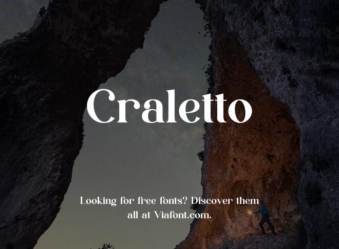 Craletto Font