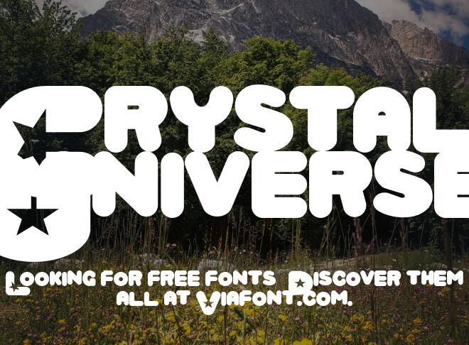 Crystal Universe Font