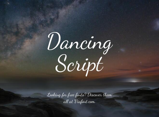 Dancing Script Font
