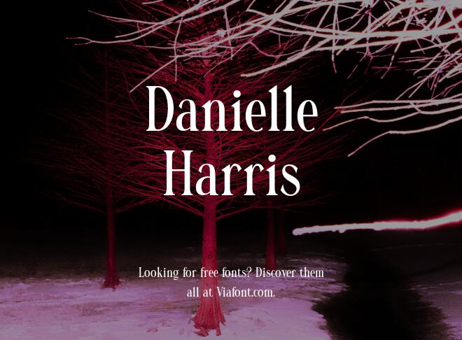 Danielle Harris Font