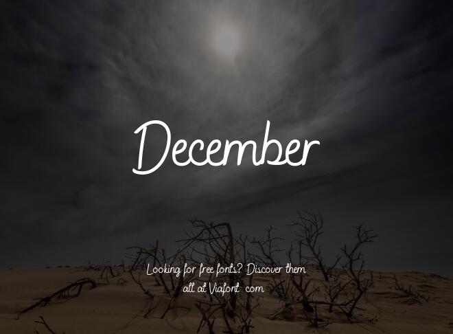 December Font