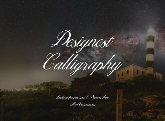 Designest Calligraphy Font