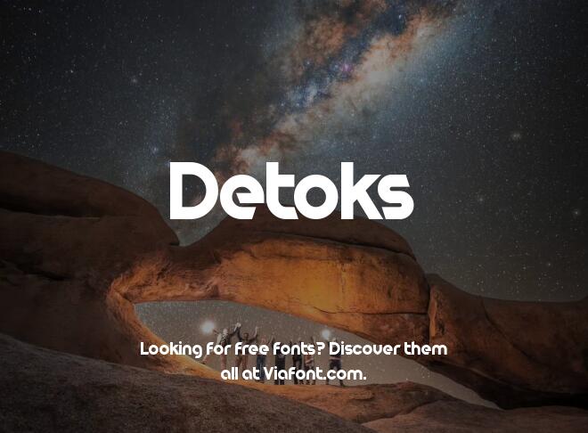 Detoks Font