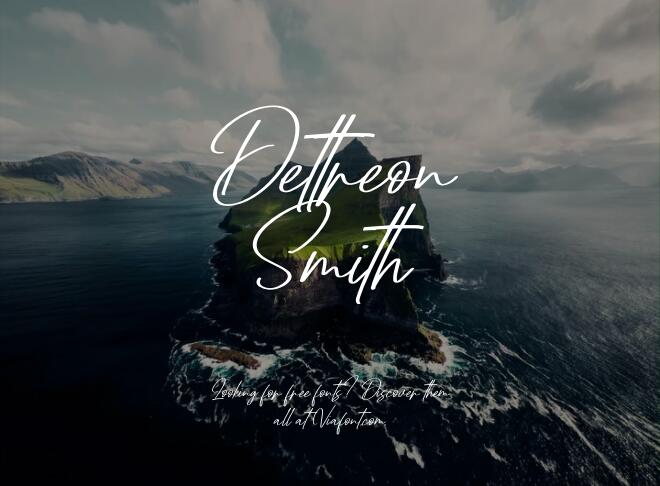 Dettreon Smith Font