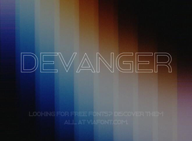Devanger Font