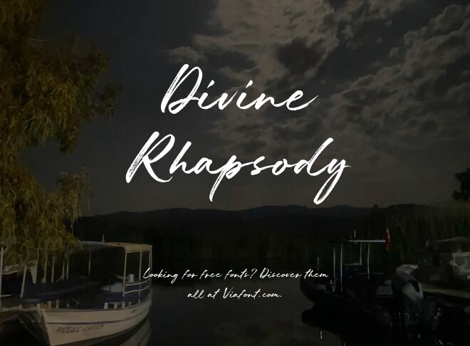 Divine Rhapsody Font