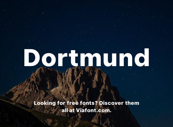 Dortmund Font