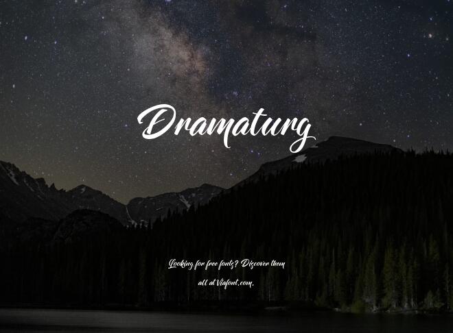 Dramaturg Font