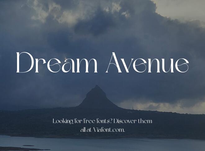 Dream Avenue Font
