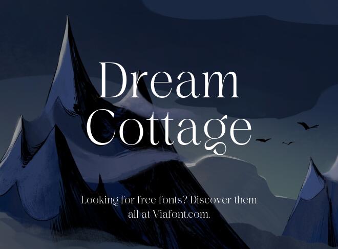 Dream Cottage Font