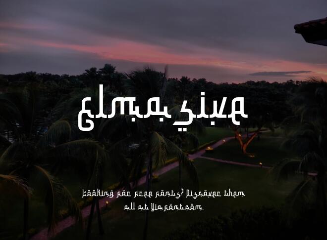 Elmasive Font