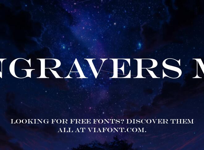 Engravers Mt Font