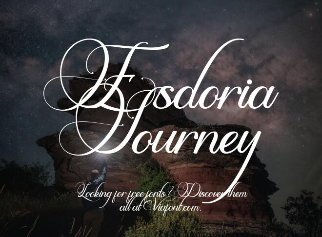 Esdoria Journey Font