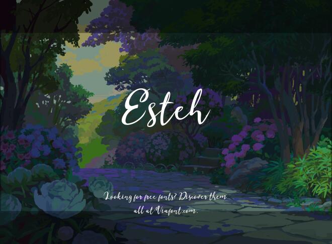 Esteh Font
