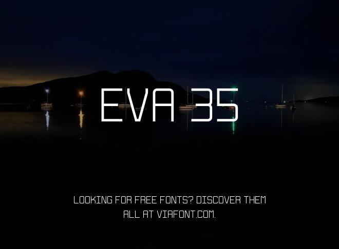 Eva 35 Font