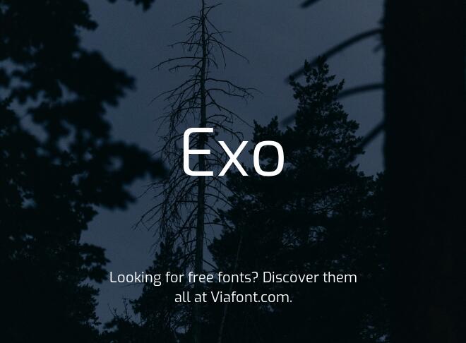 Exo Font